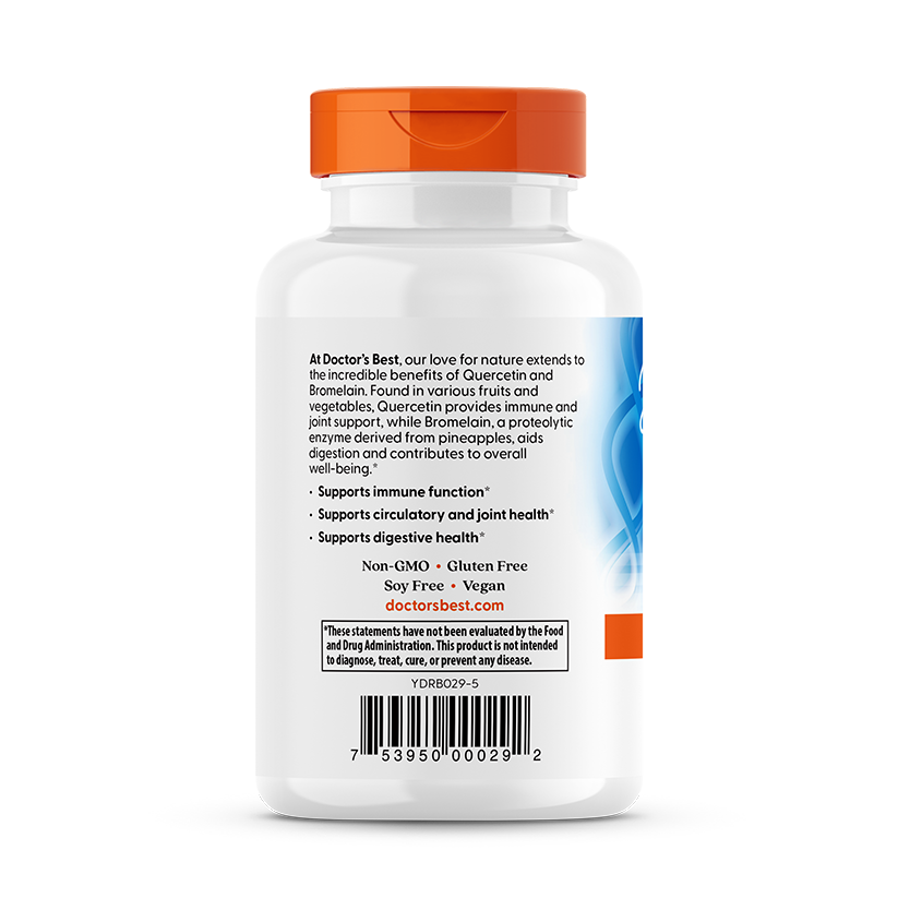Doctor's Best Quercetin Bromelain, 180 Veggie Caps