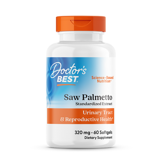 Doctor's Best Saw Palmetto with Prosterol, Standardized Extract, 320 mg, 60 Softgels
