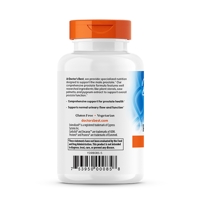 Doctor's Best Comprehensive Prostate Formula, 120 Veggie Caps