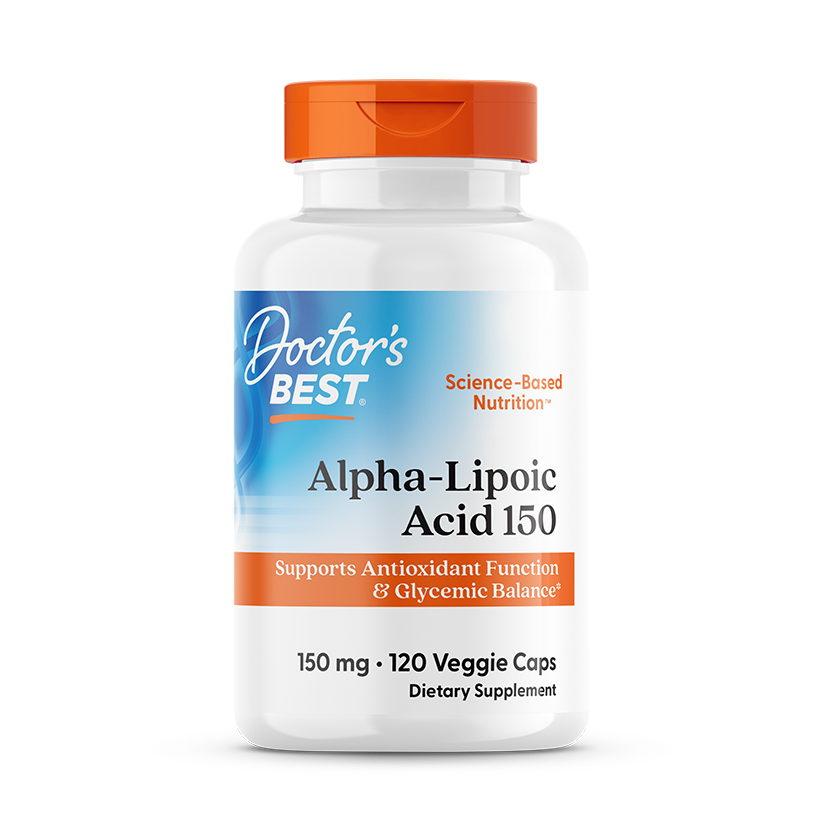 Doctor's Best Alpha-Lipoic Acid 150, 150 mg, 120 Veggie Caps