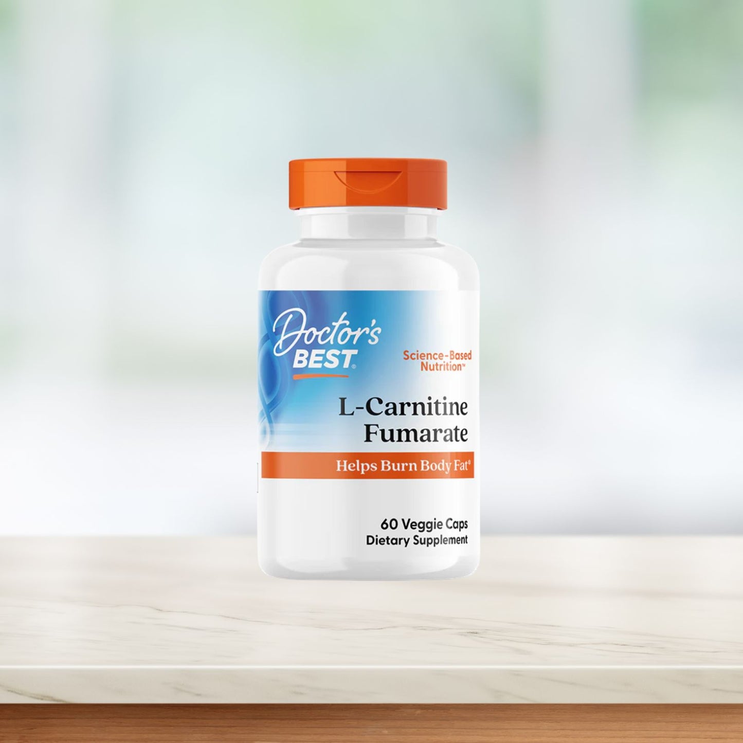 Doctor's Best L-Carnitine Fumarate with Biosint Carnitines, 855 mg, 60 Veggie Caps