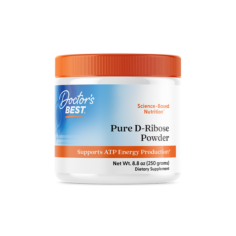 Doctor's Best Pure D-Ribose Powder with BioEnergy Ribose, 8.8 oz (250 g)