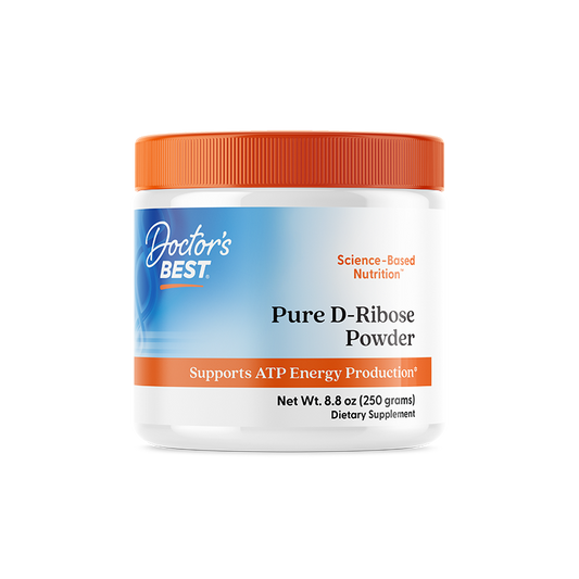 Doctor's Best Pure D-Ribose Powder with BioEnergy Ribose, 8.8 oz (250 g)