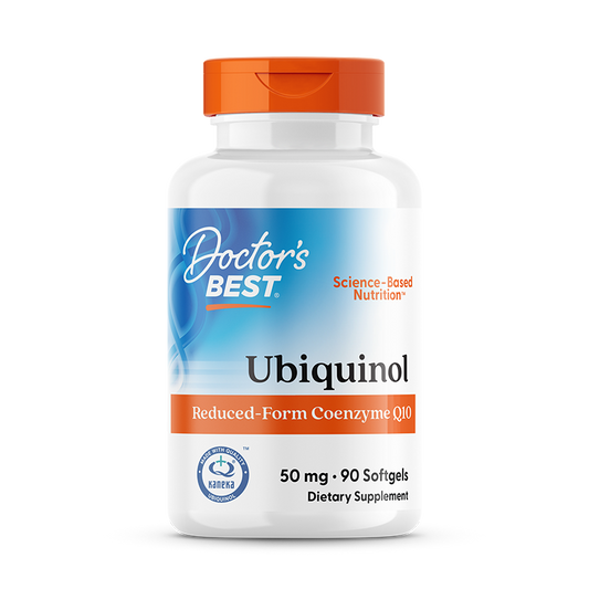 Doctor's Best Ubiquinol with Kaneka, 50 mg, 90 Softgels
