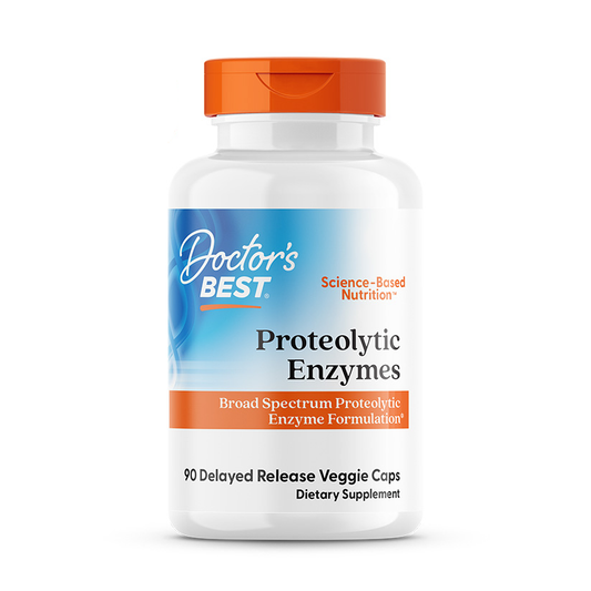 Doctor's Best Proteolytic Enzymes, 90 Delayed Release Veggie Caps