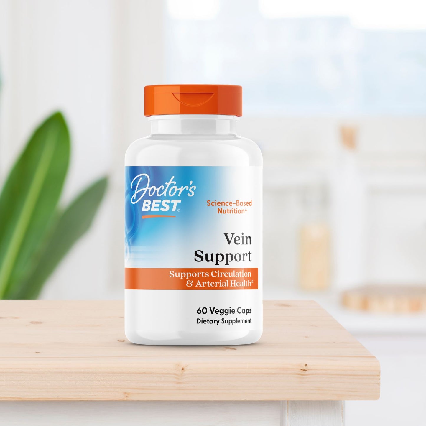 Doctor's Best Vein Support with DiosVein and MenaQ7, 60 Veggie Caps
