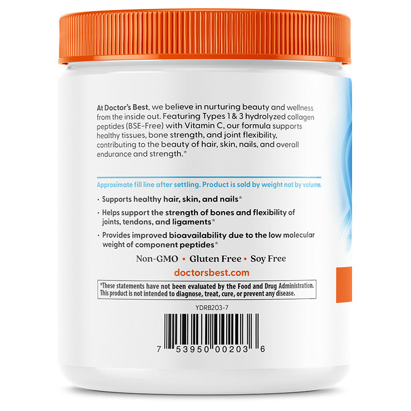 Doctor's Best Pure Collagen Types 1 and 3 Powder, 7.1 oz (200 g)
