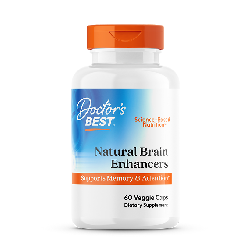 Doctor's Best Natural Brain Enhancers with AlphaSize and SerinAid, 60 Veggie Caps