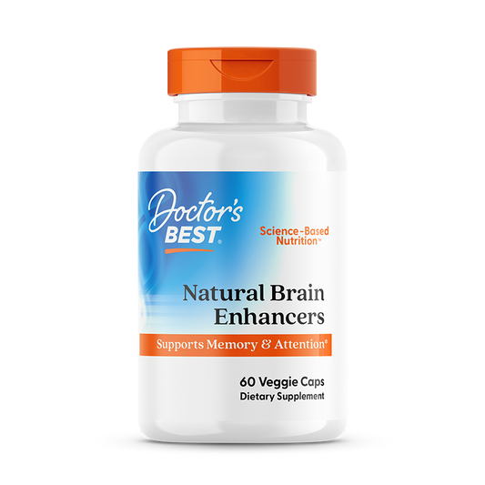 Doctor's Best Natural Brain Enhancers with AlphaSize and SerinAid, 60 Veggie Caps