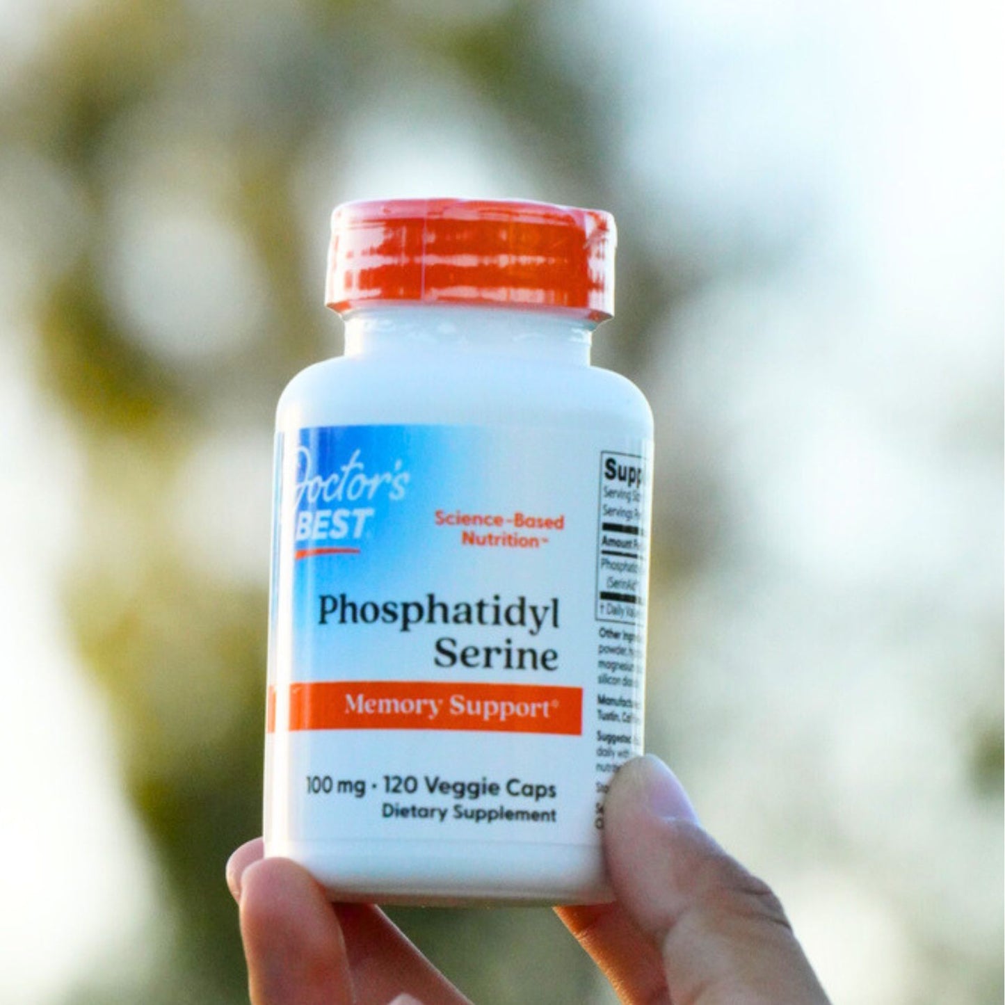 Doctor's Best Phosphatidylserine with SerinAid, 100 mg, 120 Veggie Caps