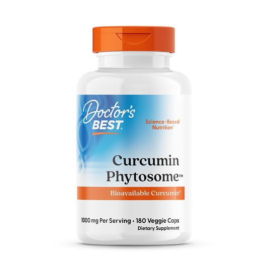 Doctor's Best Curcumin Phytosome with Meriva, 1,000 mg Per Serving, 180 Veggie Caps