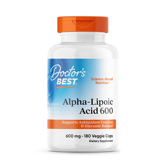Doctor's Best Alpha-Lipoic Acid 600, 600 mg, 180 Veggie Caps