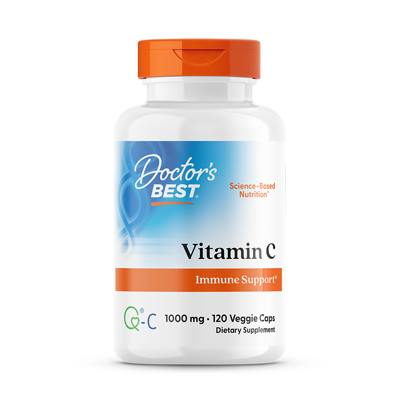 Doctor's Best Vitamin C with Q-C, 1,000 mg, 120 Veggie Caps