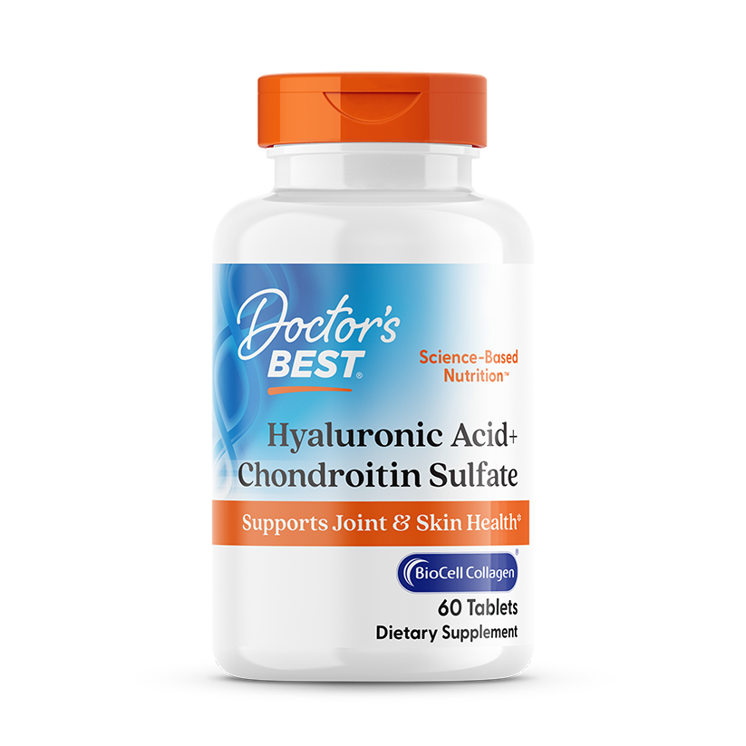 Doctor’s Best Hyaluronic Acid + Chondroitin Sulfate with BioCell Colla