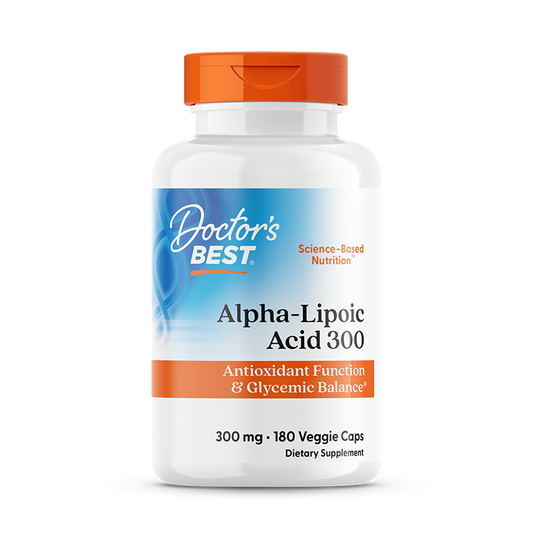 Doctor's Best Alpha-Lipoic Acid 300, 300 mg, 180 Veggie Caps