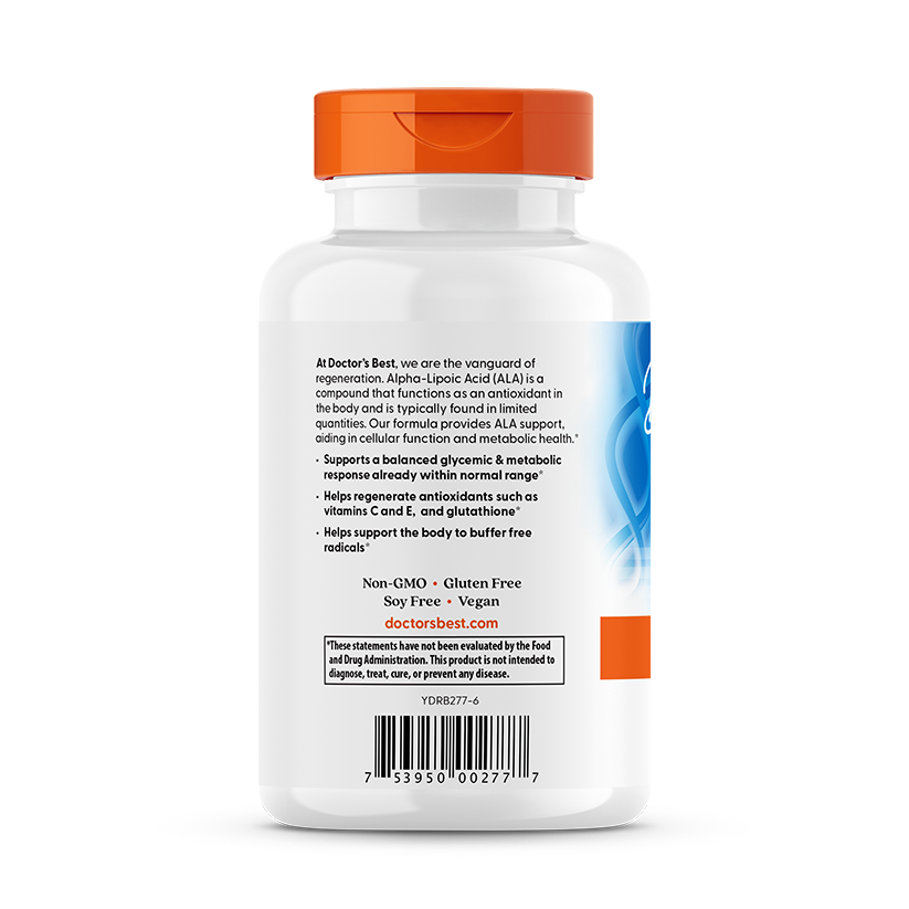 Doctor's Best Alpha-Lipoic Acid 300, 300 mg, 180 Veggie Caps
