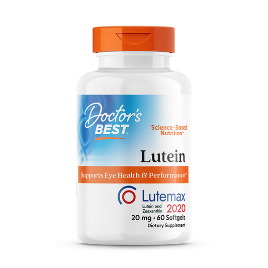 Doctor's Best Lutein with Lutemax 2020, 20 mg, 60 Softgels