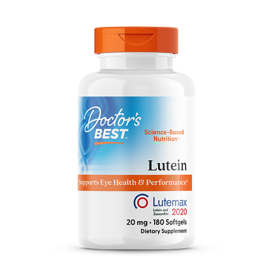 Doctor's Best Lutein with Lutemax 2020, 20 mg, 180 Softgels