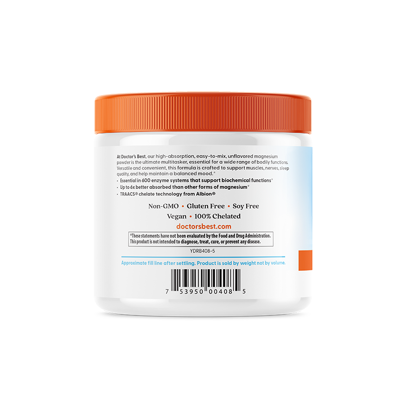 Doctor's Best High Absorption Magnesium Powder, 7.1 oz (200 g)