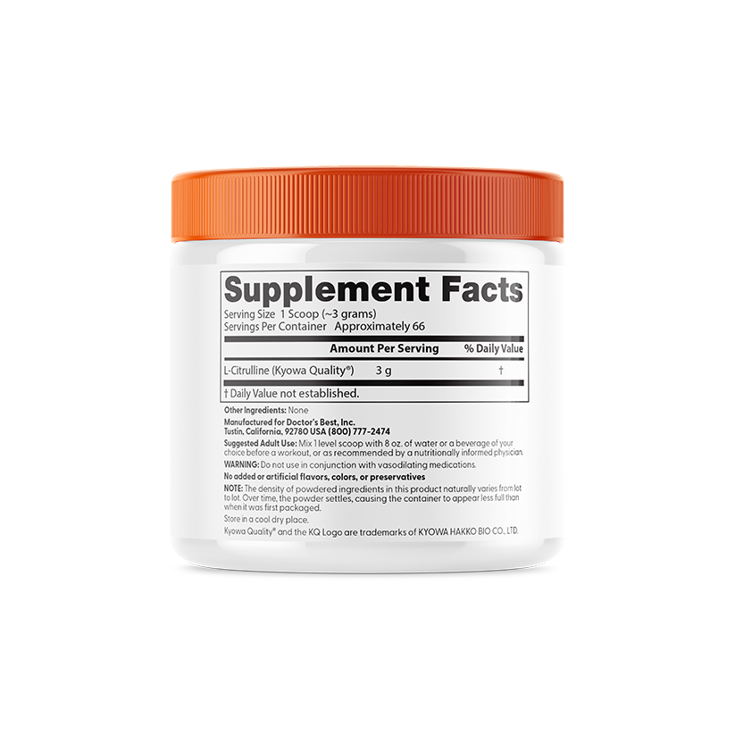 Doctor's Best L-Citrulline Powder, 7 oz (200 g)