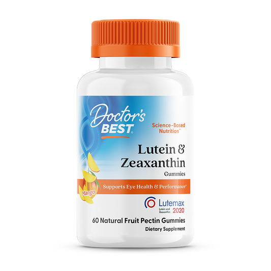 Doctor's Best Lutein & Zeaxanthin Gummies, Mango Madness, 60 Gummies