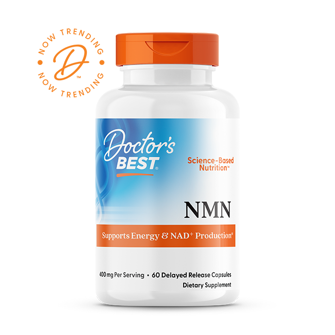 Doctor's Best NMN, 200 mg, 60 Delayed Release Capsules
