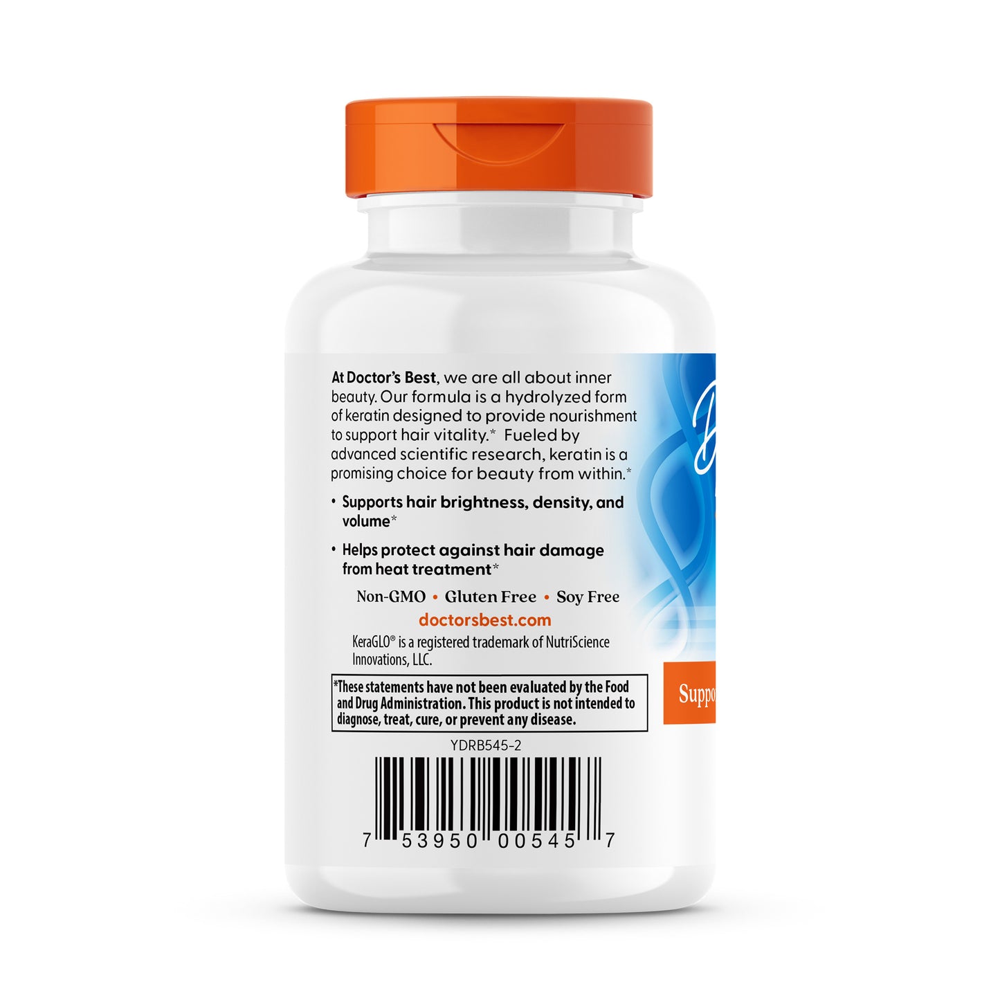 Doctor's Best Hydrolyzed Keratin, 500 mg, 60 Veggie Caps