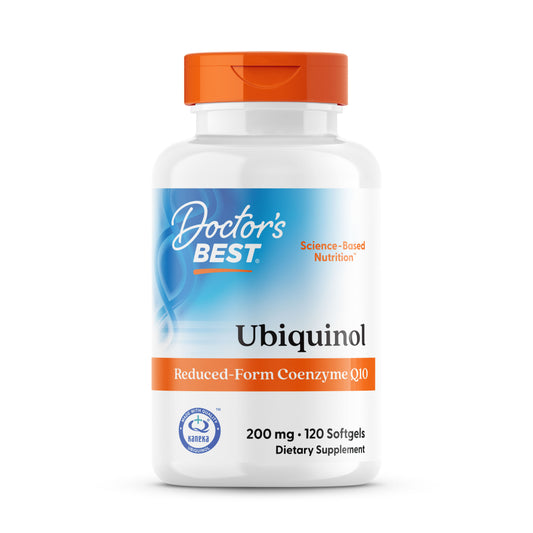 Doctor's Best Ubiquinol with Kaneka, 200 mg, 120 Softgels