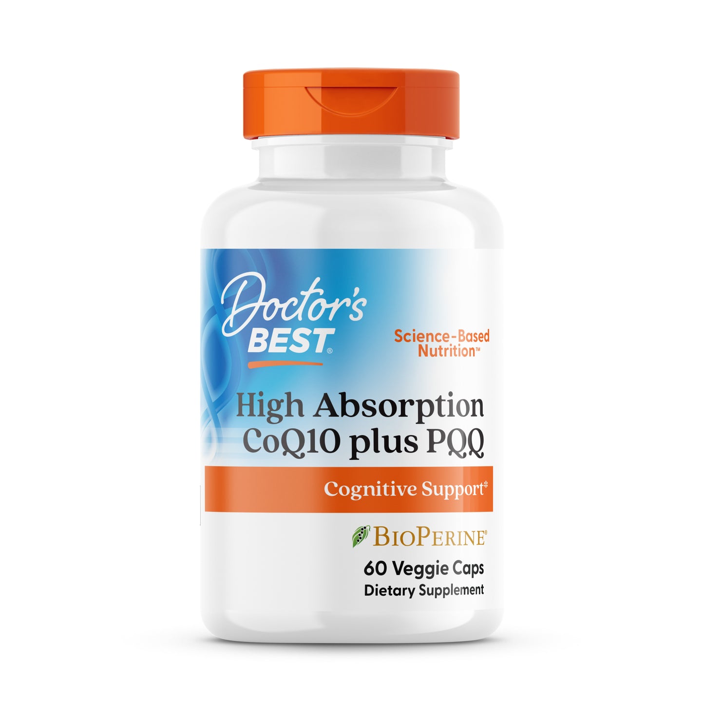 Doctor's Best High Absorption CoQ10 plus PQQ, 20 mg, 60 Veggie Caps