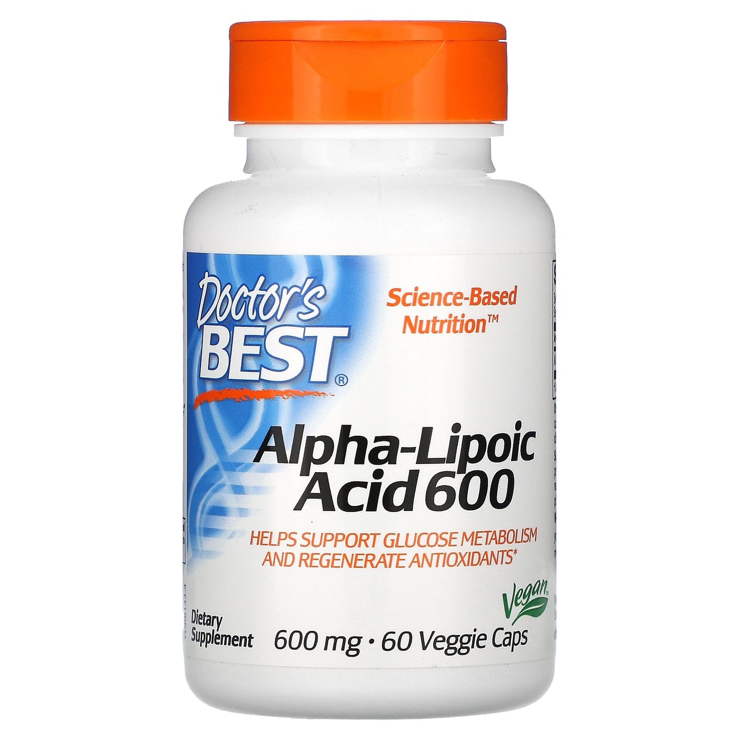 Doctor's Best Alpha-Lipoic Acid, 600 mg, 60 Veggie Caps