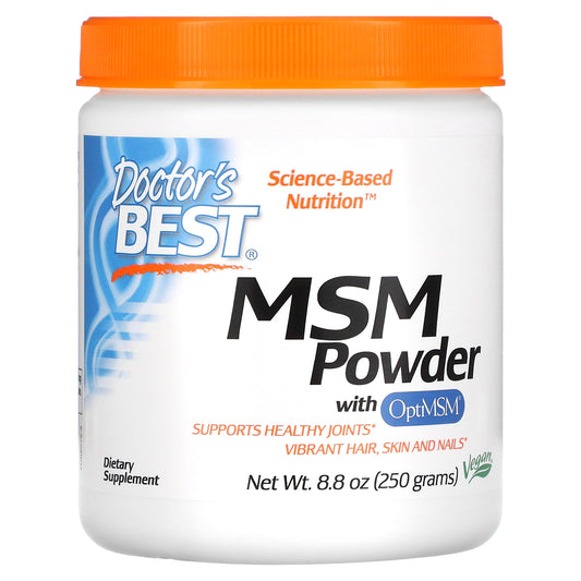 Doctor's Best MSM Powder with OptiMSM, 8.8 oz (250 g)