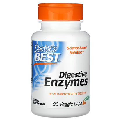 Doctor's Best Digestive Enzymes, 90 Veggie Caps