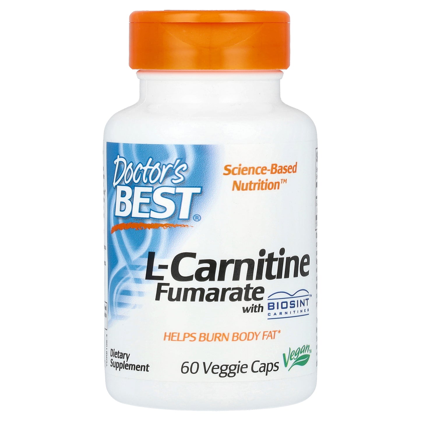 Doctor's Best L-Carnitine Fumarate with Biosint Carnitines, 855 mg, 60 Veggie Caps