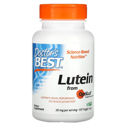 Doctor's Best Lutein from OptiLut, 10 mg, 120 Veggie Caps