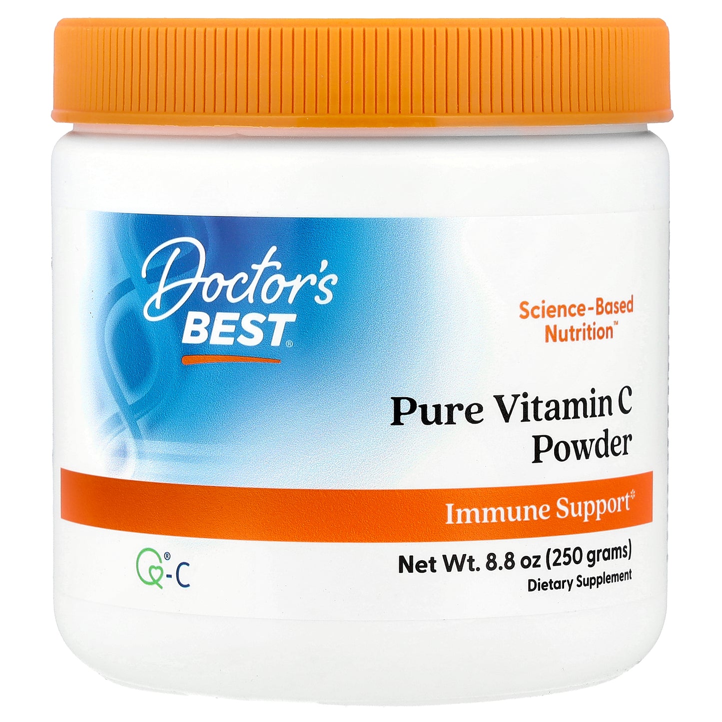 Doctor's Best Pure Vitamin C Powder with Q-C, 8.8 oz (250 g)