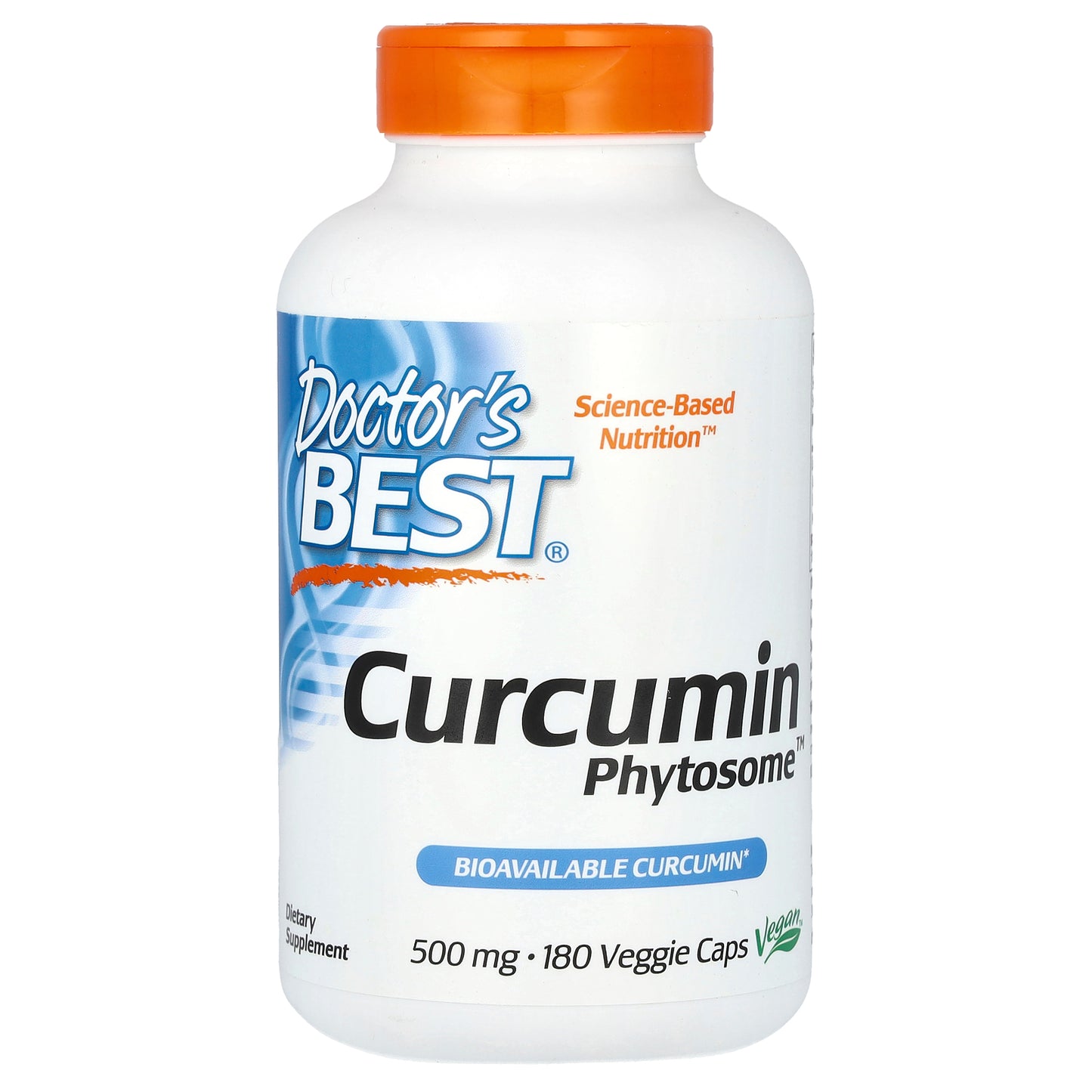 Doctor's Best Curcumin Phytosome with Meriva, 500 mg, 180 Veggie Caps