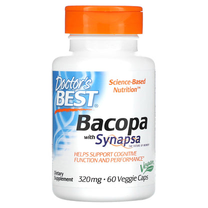 Doctor's Best Bacopa with Synapsa, 320 mg, 60 Veggie Caps
