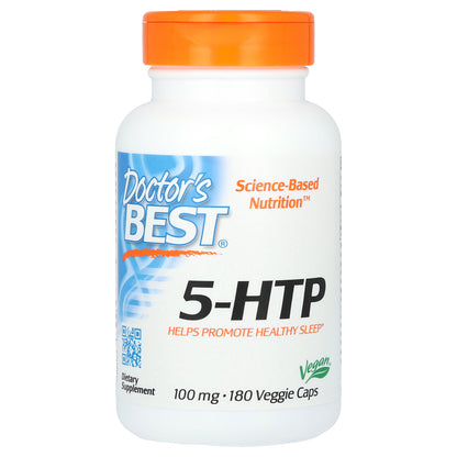 Doctor's Best 5-HTP, 100 mg, 180 Veggie Caps