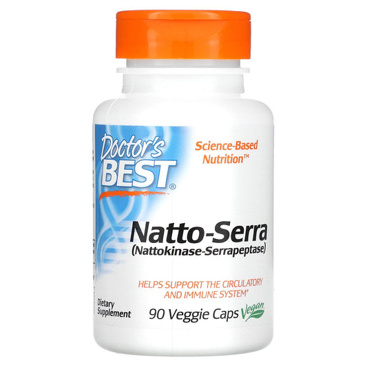Doctor's Best Natto-Serra, 90 Veggie Caps