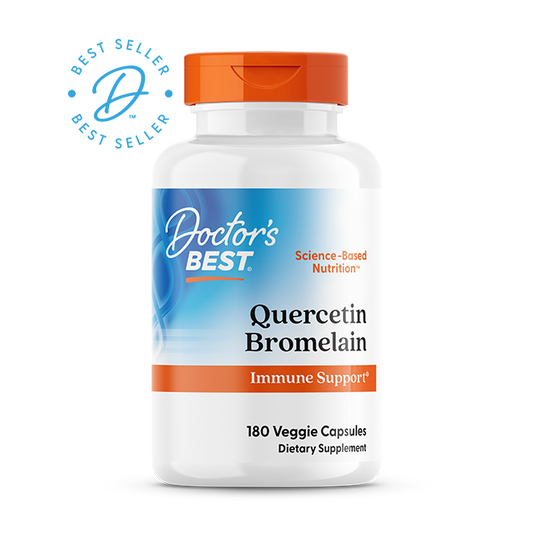 Doctor's Best Quercetin Bromelain, 180 Veggie Caps