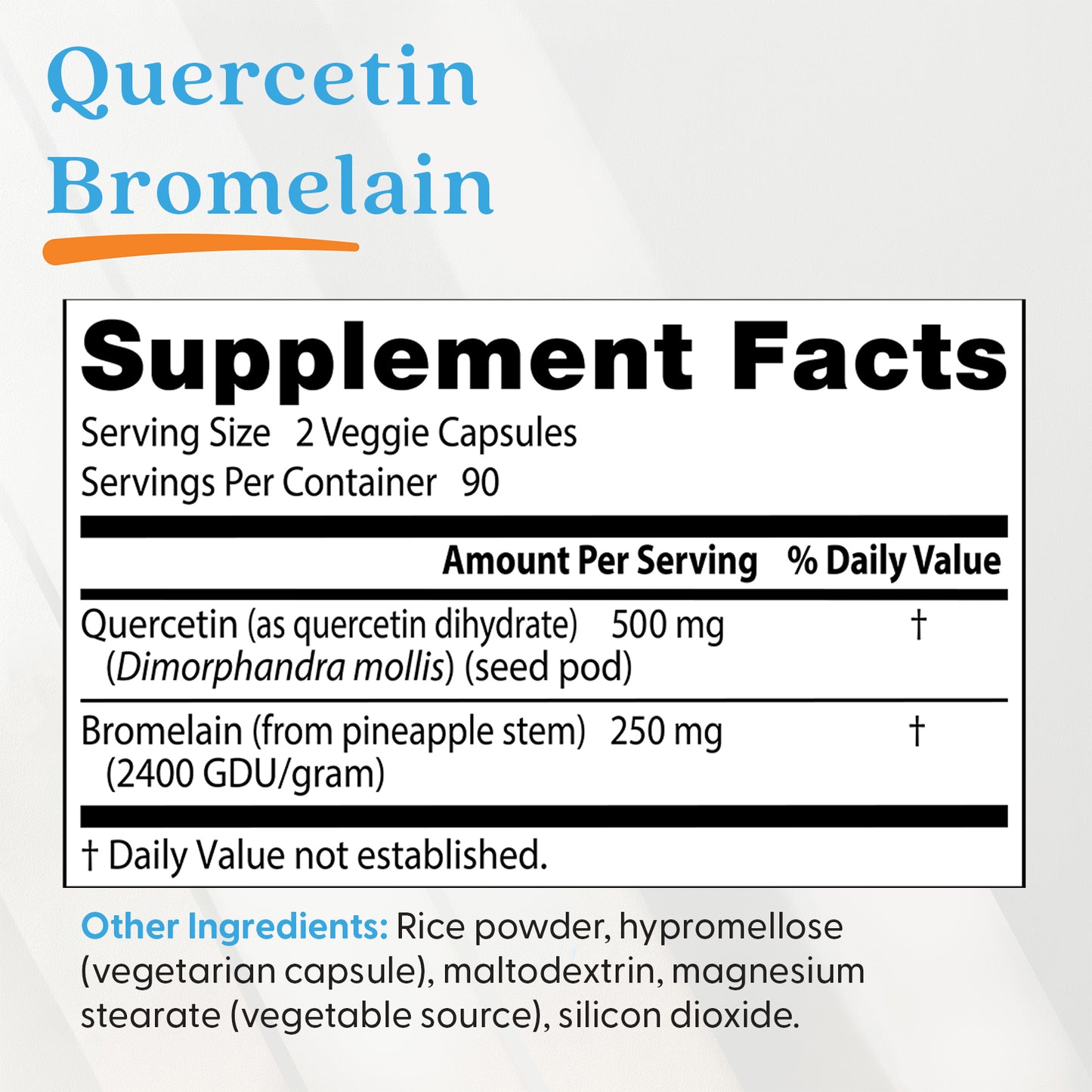Doctor's Best Quercetin Bromelain, 180 Veggie Caps