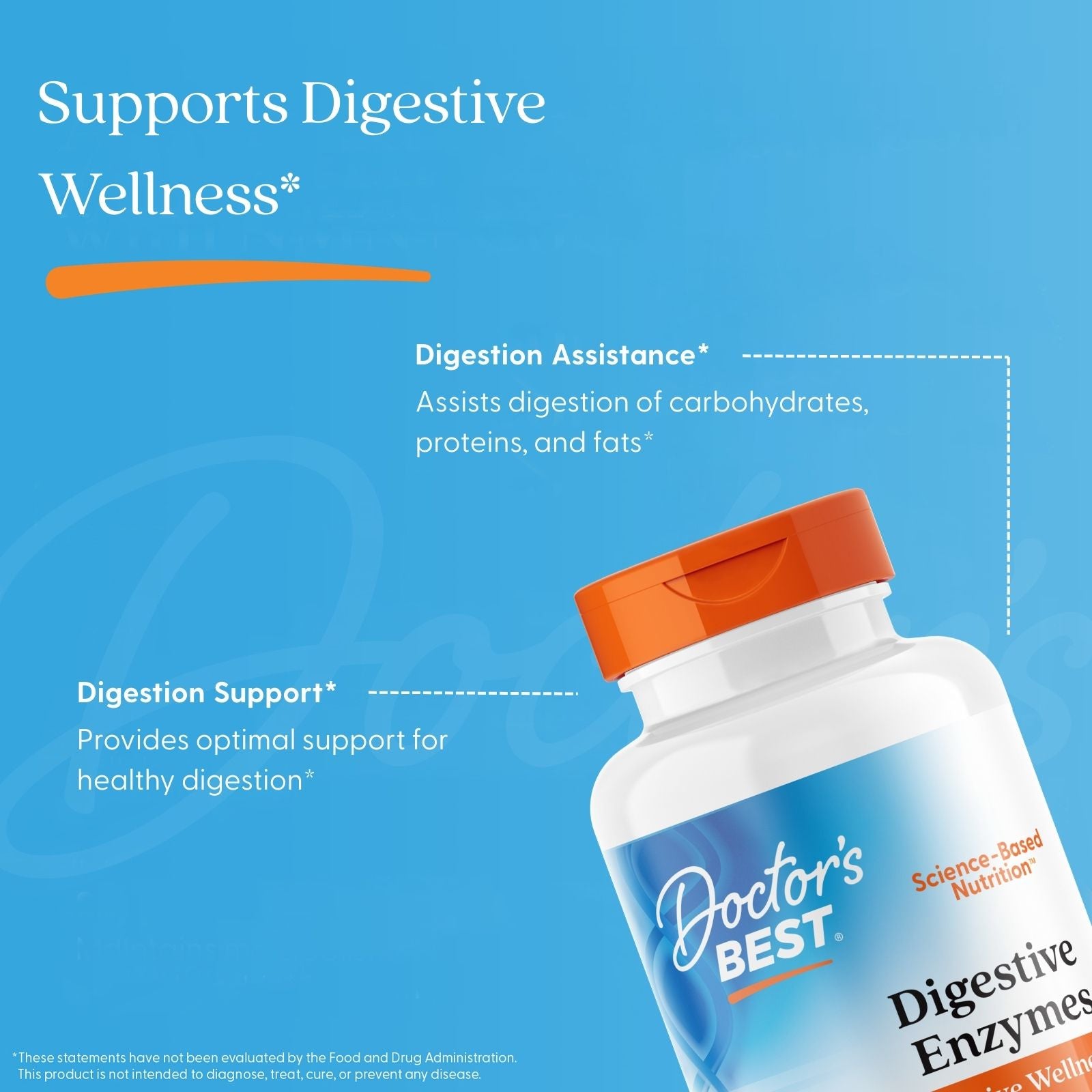 Doctor's Best Digestive Enzymes, 90 Veggie Caps