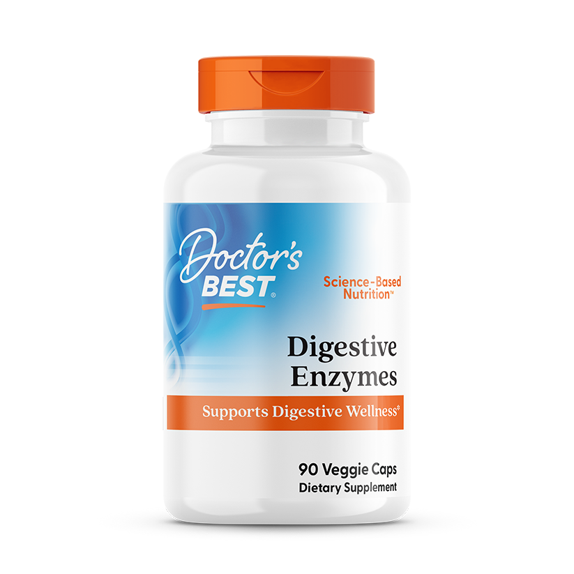 Doctor's Best Digestive Enzymes, 90 Veggie Caps