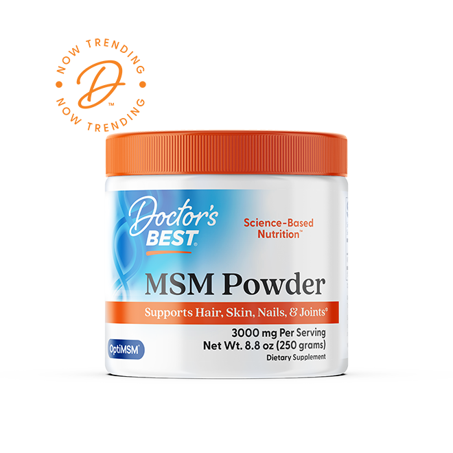 Doctor's Best MSM Powder with OptiMSM, 8.8 oz (250 g)