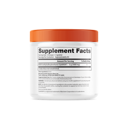 Doctor's Best MSM Powder with OptiMSM, 8.8 oz (250 g)
