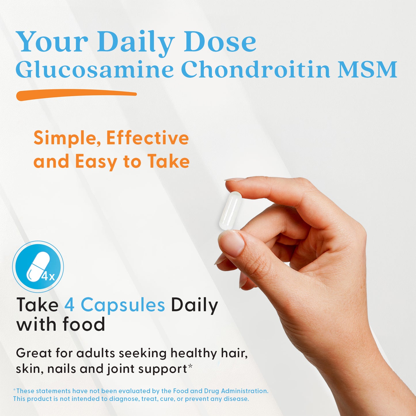 Doctor's Best Glucosamine Chondroitin MSM with OptiMSM, 240 Veggie Caps