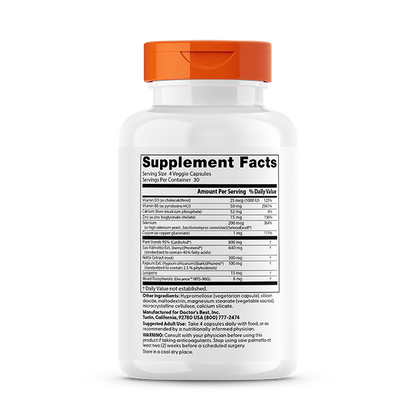 Doctor's Best Comprehensive Prostate Formula, 120 Veggie Caps