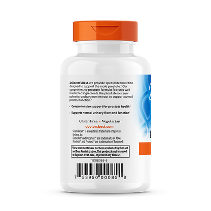 Doctor's Best Comprehensive Prostate Formula, 120 Veggie Caps