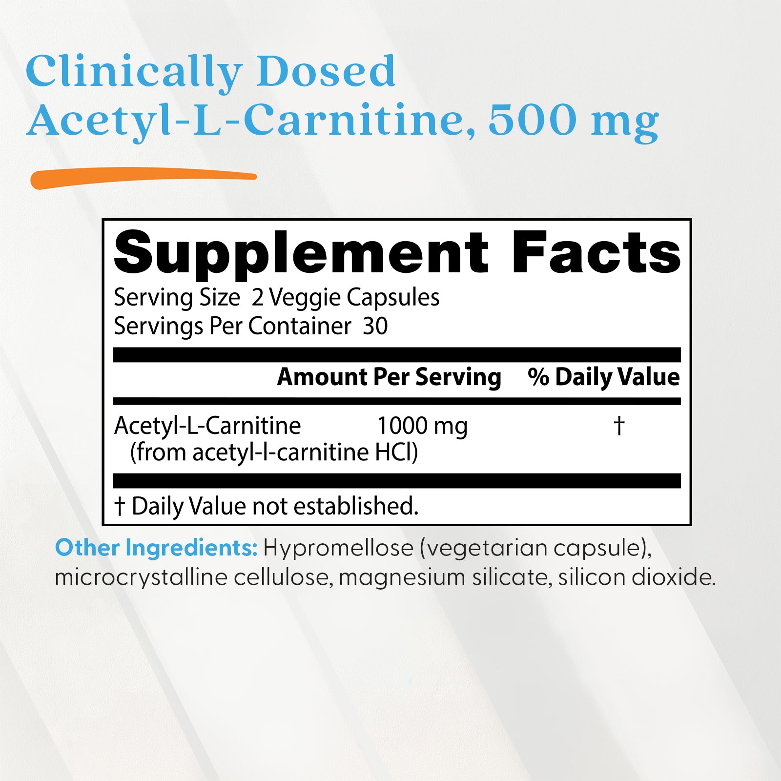 Doctor's Best Acetyl-L-Carnitine, 500 mg, 60 Veggie Caps Doctor's Best Acetyl-L-Carnitine, 500 mg, 60 Veggie Caps