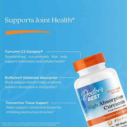 High Absorption Curcumin, 1000 mg Per Serving, 120 Capsules